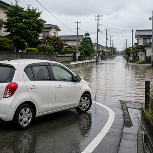 引き返す（入る前）を表す画像