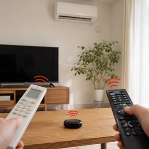 赤外線リモコンのある家電（操作できる）を表す画像