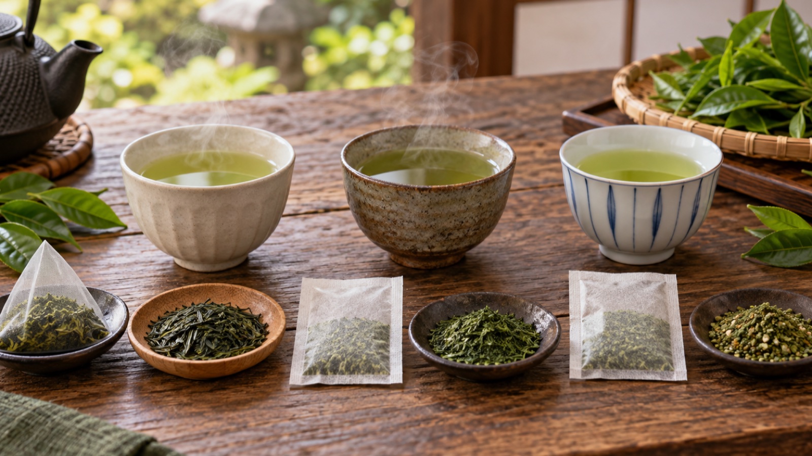 【2026年】緑茶ティーバッグおすすめ6選｜1袋あたりの価格・抹茶入りか緑茶だけか・水出しの可否で比較