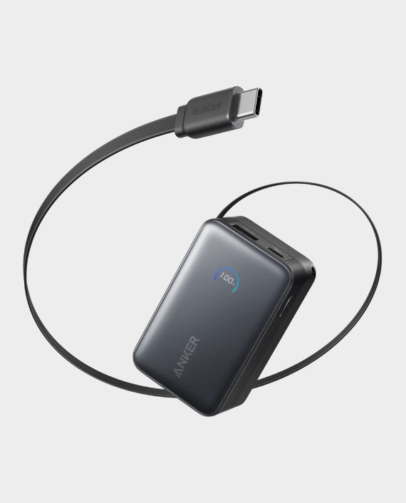 Anker Nano Power Bank (30W, Built-In USB-C Cable)
