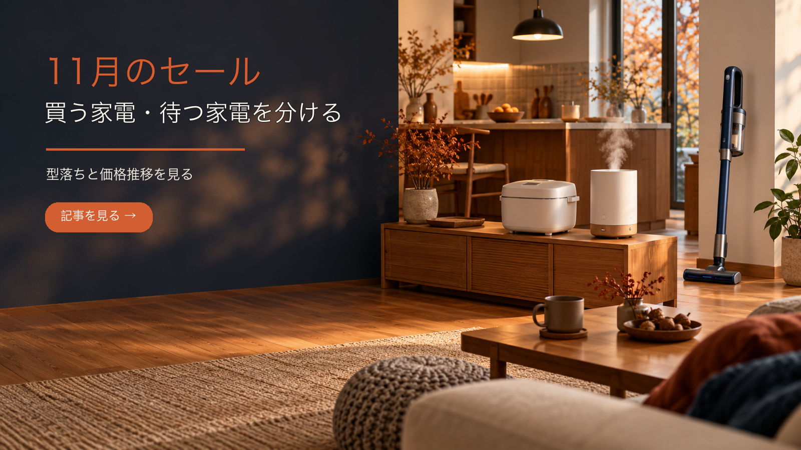 家電の安い時期を確認のイメージ